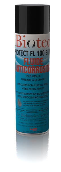 Fluid for long-term protection against corrosion, penetrating, complex shape components and moulds. Protect FL 100 Blue visible when applied. Protection aerosol, protection against corrosion, anti-corrosion, protection of steel, anti-corrosion, protection of aluminium alloys, anti-corrosion for moulds, anti-corrosion protection, storage protection, anti-corrosion during transport. Suppliers of anti-corrosion substances. Manufacturers of anti-corrosion substances. Aerosol anti-corrosion. Protection against corrosion. Anti-corrosion. Anti-corrosion of aluminium alloys. Anti-corrosion of metals. Anti-corrosion fluid. Dewatering. Dewatering fluid. Water repellent fluid. Water repellent fluid. Anti-humidity fluid